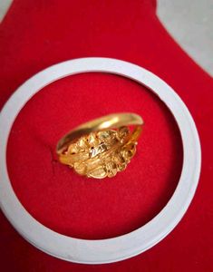 Beautiful Real Gold Ring For Women 22ct