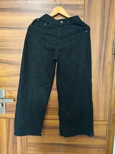 Black Flared High Waist Jeans