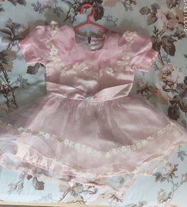Dreamy Pink Party Frock For Baby Girl