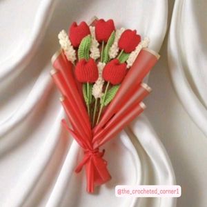 Crochet Tulip Bouquet