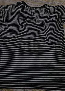 Striped Adidas Tee with Sequins