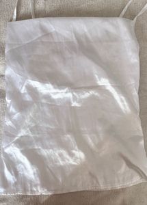 White Cami  cowl neckTop