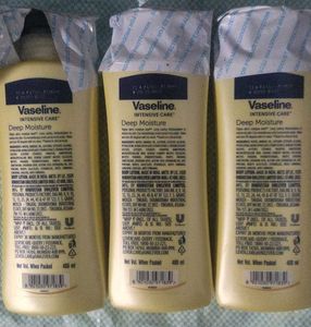 Vaseline Deep Moisture Lotion (3 Pack)