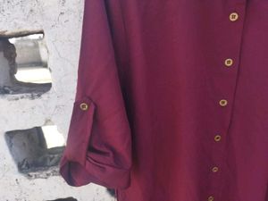 Button-Down Long Shirt