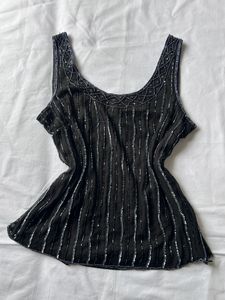 Sequinned Cami Top