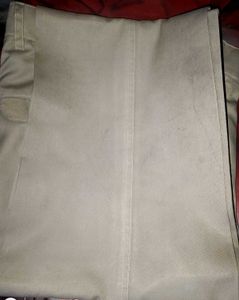 Beige Pleated Pants