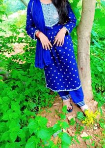 Elegant Blue Kurta Set
