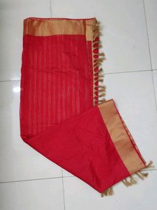 Sindoor Red Saree