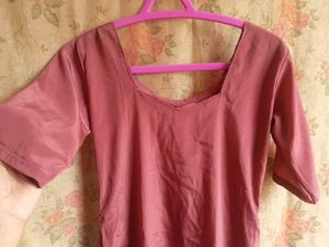 Pink sweetheart neck kurti! 🩷