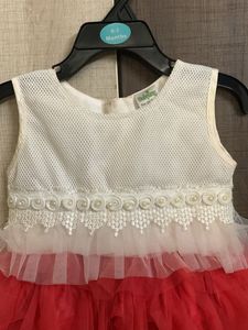 Red And White Dress