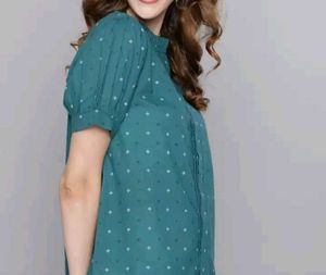 Teal Casual Top