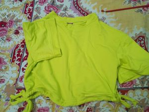 Neon Yellow Co-ord Set