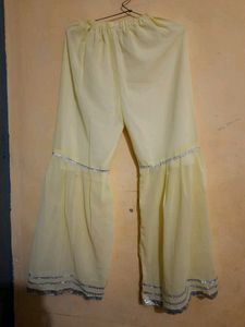 Pretty Yellow Kurta Sharara Set