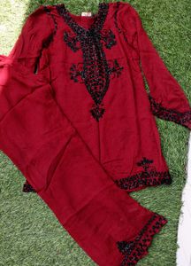 Embroidered Kurta Set