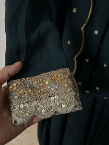 Emerald Green Embroidered Salwar Kameez