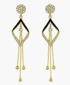 Dangling Diamond Earrings