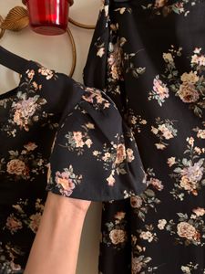 Beautiful Black Floral Co Ord Set