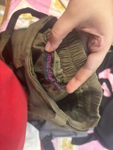 Olive Green Cargo Joggers‼️sale‼️