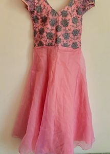 Pastale Pink Colour Gown