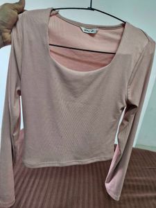Ribbed Long Sleeve Top