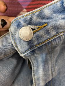 Heart Pattern Top &amp; Denim Shorts