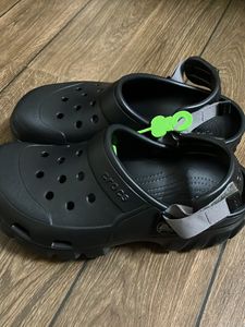 Gents New Black Crocs Uk 7