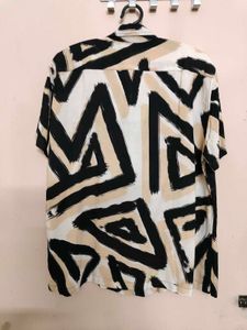 Celio Abstract Print Men's Shirt, OverSize