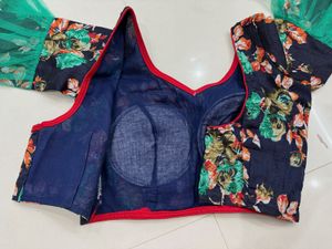 Floral Frill Sleeves Blouse 32 Bust