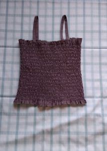 lavender treatable crop top