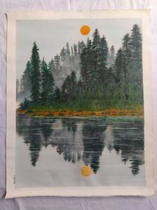 19.5*24.5 Inch Forest Canvas Painting🤩