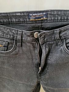 Charcoal Black Denim Jeans
