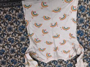 Cute Rainbow Print Top