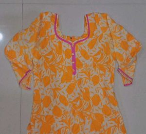 Floral Print Kurta set