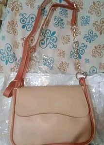 Elegant Beige Crossbody Bag