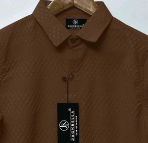 Stylish Brown Shirt ( Size: Xl )