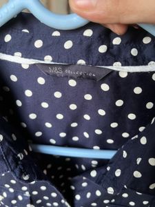 Marks and Spencer’s Polka Dot button down shirt