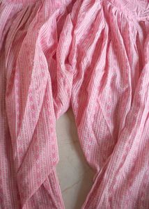 Pink Printed Kurta Set