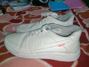 Men White Shoes Sneakers Uk 8