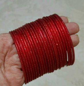 Red Bangle Set