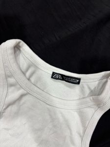 Zara White Tank Top