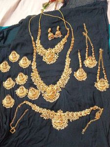 Gold Plated Indian Jewelry Set