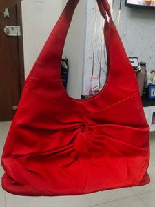 Red Hobo Bag