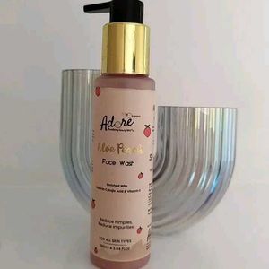 Adore Organic Aloe Peach Face Wash