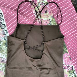H And M Backless Dress Once Used Streachable Dress
