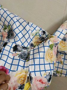 Beautiful Floral Frock With Jacket