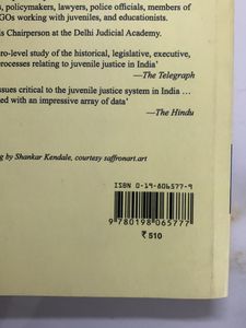 Oxford India Paperback’s Publication On The Juvenile Justice System In India