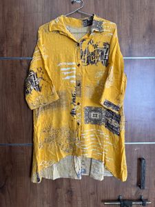 Mustard Color Tunic Kurti