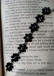 Black Foral Beaded Bracelets