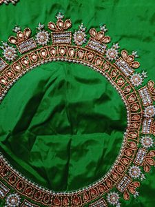 🔥🔥TODAY OFFER Maggam Work Design Blouse Piece