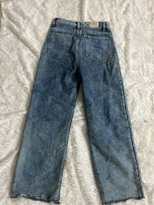 Light Blue Straight Fit Denim